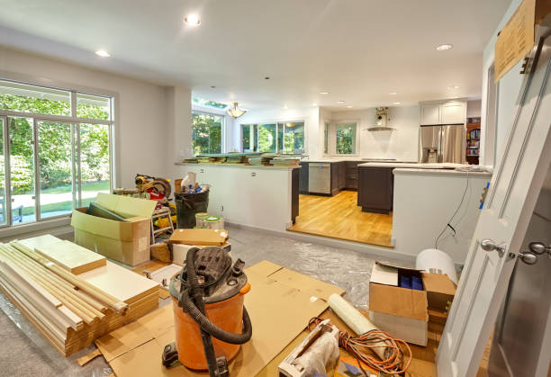 Professional Kitchen Flooring technician working in Cortez, FL